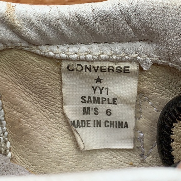 Vintage Sample Leather Converse YY1 Athletic Shoe - Picture 7 of 11